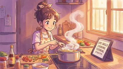 海角视频美食料理动漫教程